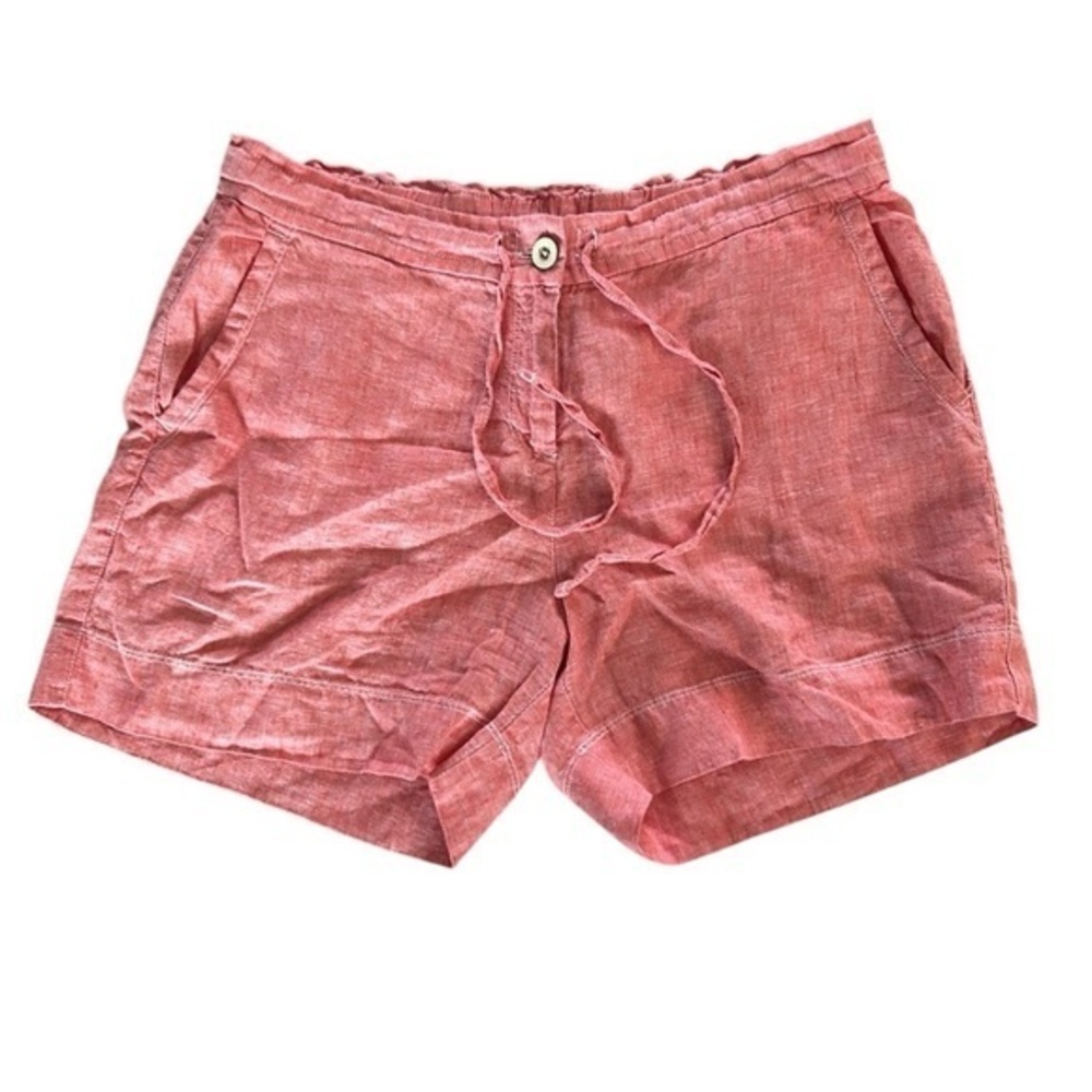 Tommy Bahama 100% Linen coral shorts size small